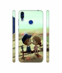 Amazon Brand - Solimo Designer Love Couples Pattern 3D Printed Hard Back Case Mobile Cover for Huawei Honor 8C