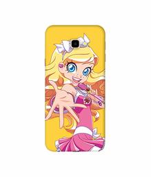 Amazon Brand - Solimo Designer Singing Girl Vector 3D Printed Hard Back Case Mobile Cover for Samsung Galaxy J4 Plus