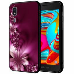 Amazon Brand - Solimo Designer Floral Printed Hard Back Case Mobile Cover for Samsung Galaxy A2 Core (D1159)