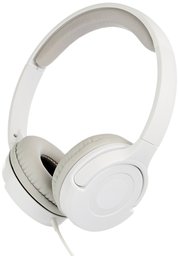 AmazonBasics Lightweight On-Ear Headphones - White