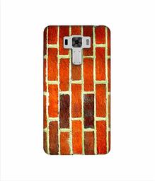 Amazon Brand - Solimo Designer Brick Texture 3D Printed Hard Back Case Mobile Cover for Asus Zenfone 3 Laser ZC551KL