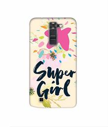 Amazon Brand - Solimo Designer Super Girl 3D Printed Hard Back Case Mobile Cover for LG K10