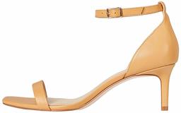 find. Women's Mid-Heel Strappy Sandal Courts, Beige Tan, US 7