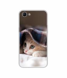 Amazon Brand - Solimo Designer Sleepy Kitten UV Printed Soft Back Case Mobile Cover for Oppo A83