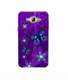 Amazon Brand - Solimo Designer Butterflies 3D Printed Hard Back Case Mobile Cover for Samsung Galaxy J2 (2016)