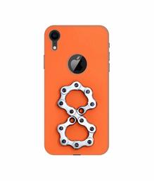 Amazon Brand - Solimo Designer Number Eight 3D Printed Hard Back Case Mobile Cover for Apple iPhone XR (Logo Cut)