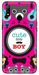 Amazon Brand - Solimo Designer Cute Little Boy Pattern 3D Printed Hard Back Case Mobile Cover for Realme 3 / Realme 3i