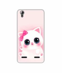 Amazon Brand - Solimo Designer Babby Kitty UV Printed Soft Back Case Mobile Cover for Lenovo A6000