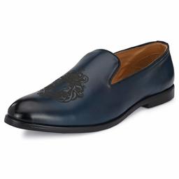 Nubeno Men's Blue Loafers-10 UK (44 EU) (CR 12)