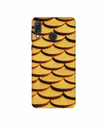 Amazon Brand - Solimo Designer Wooden Semi Circle Texture 3D Printed Hard Back Case Mobile Cover for Asus Zenfone Max M1 ZB555KL