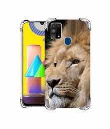 Amazon Brand - Solimo Designer Lion UV Printed Soft Back Case Mobile Cover for Samsung Galaxy M31