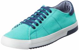 Amazon Brand - House & Shields Men's Turq Green Canvas Sneakers-10 UK (44 EU) (11 US) (AZ-HS-007)