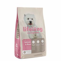 Lifelong Marque Amazon Complete- Croquettes Complètes pour Chiens Adultes de Petite Race au Saumon/Au Riz 1 x 3 kg