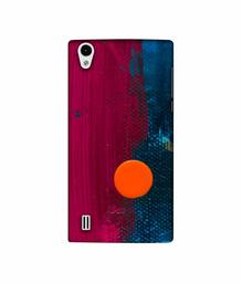 Amazon Brand - Solimo Designer Pink and Blue Brush Texture 3D Printed Hard Back Case Mobile Cover for VIVO Y15