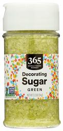 365 Everyday Value, Decorating Sugar, Green, 3.3 oz