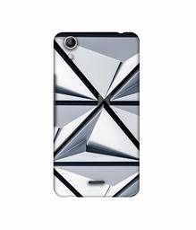 Amazon Brand - Solimo Designer Hexagon Texture 3D Printed Hard Back Case Mobile Cover for Micromax Canvas Selfie Lens Q345