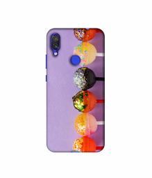 Amazon Brand - Solimo Designer Gilliter Lollipops 3D Printed Hard Back Case Mobile Cover for Xiaomi Redmi Note 7S