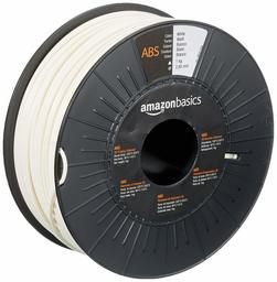 2,85 mm AmazonBasics ABS 3D skrivarfilament, 2,85 mm, vit, 1 kg spole