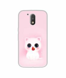 Amazon Brand - Solimo Designer Kitty UV Printed Soft Back Case Mobile Cover for Motorola Moto G4 Plus