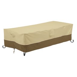 Classic Accessories 55 – 784 051501 Patio Durable Cover for Rectangular Table – 60 cm width, Khaki, 60 X 28 X 15 cm