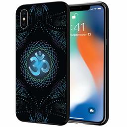 Amazon Brand - Solimo Designer Lord Shiva Om Printed Hard Back Case Mobile Cover for Apple iPhone Xs & X