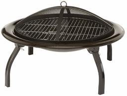 AmazonBasics 26-Inch Portable Folding Fire Pit (Renewed)