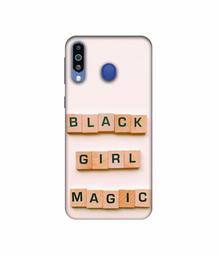 Amazon Brand - Solimo Designer Black Girl Magic 3D Printed Hard Back Case Mobile Cover for Samsung Galaxy M21