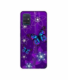 Amazon Brand - Solimo Designer Butterflies 3D Printed Hard Back Case Mobile Cover for Samsung Galaxy A51