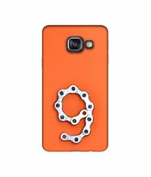 Amazon Brand - Solimo Designer Number Nine 3D Printed Hard Back Case Mobile Cover for Samsung Galaxy A3 (2016)