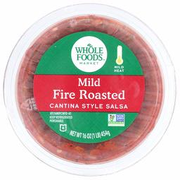 Whole Foods Market, Fire Roasted Cantina Style Salsa, Mild, 16 oz