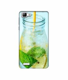 Amazon Brand - Solimo Designer Lemon Juice 3D Printed Hard Back Case Mobile Cover for Vivo V1