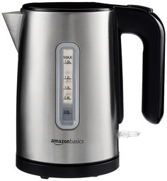 AmazonBasics Ketel, 1,5 l - Geborsteld roestvrij staal