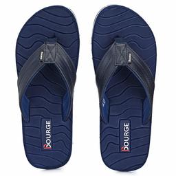 Bourge Men's Canton-30 Navy Flip Flops-10 UK (44 EU) (11 US) (Canton-30-10)