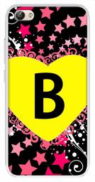 Amazon Brand - Solimo Designer Multicolor Heart Pattern Alphabet-B Printed Soft Back Case Mobile Cover for Vivo Y69