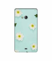 Amazon Brand - Solimo Designer Flower Texture 3D Printed Hard Back Case Mobile Cover for Microsoft Lumia 540