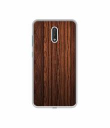 Amazon Brand - Solimo Designer Wooden Texture UV Printed Soft Back Case Mobile Cover for Nokia 2.3