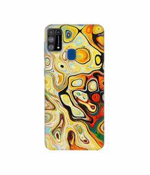 Amazon Brand - Solimo Designer Multicolor Smash Paint 3D Printed Hard Back Case Mobile Cover for Samsung Galaxy M31