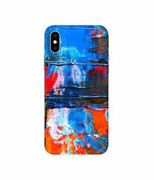 Amazon Brand - Solimo Designer Multicolor Wax On Canvas 3D Printed Hard Back Case Mobile Cover for Apple iPhone Xs Max