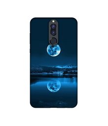 Amazon Brand - Solimo Designer Moon Pattern Print UV Printed Soft Back Case Mobile Cover for Huawei Honor 9i