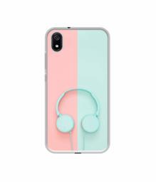 Amazon Brand - Solimo Designer Head Phone UV Printed Soft Back Case Mobile Cover for Mi Redmi 7A