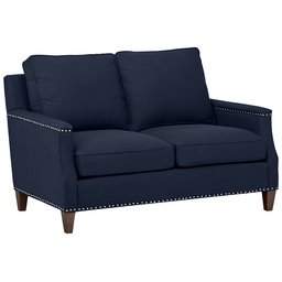 Amazon Brand – Stone & Beam Marin Studded Loveseat, 60