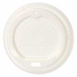 Amazon Basics Compostable PLA Hot Cup Lid for 8 oz Cup, 500-Count