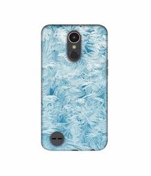 Amazon Brand - Solimo Designer Feather Texture 3D Printed Hard Back Case Mobile Cover for LG K10 (2017)