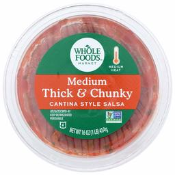 Whole Foods Market, Salsa Medium Cantina Style, 16 Ounce