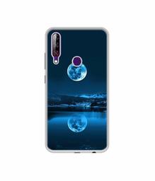 Amazon Brand - Solimo Designer Moon Pattern Print UV Printed Soft Back Case Mobile Cover for LG W30 Pro