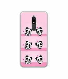 Amazon Brand - Solimo Designer Panda Pattern UV Printed Soft Back Case Mobile Cover for Micromax Canvas Infinity Pro