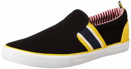 Amazon Brand - House & Shields Men's Black Canvas Sneakers-7 UK (41 EU) (8 US) (AZ-HS-008)