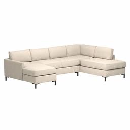 Amazon Brand – Rivet Edgewest Low Back Modern Right U-Sectional, 117