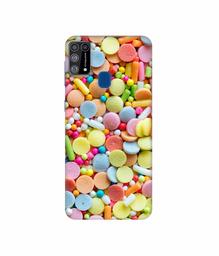 Amazon Brand - Solimo Designer Candies 3D Printed Hard Back Case Mobile Cover for Samsung Galaxy M31