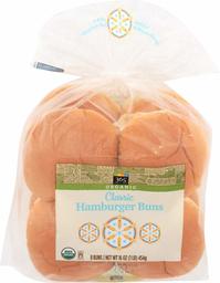 365 Everyday Value, Organic Whole Wheat Hamburger Buns, 16 oz